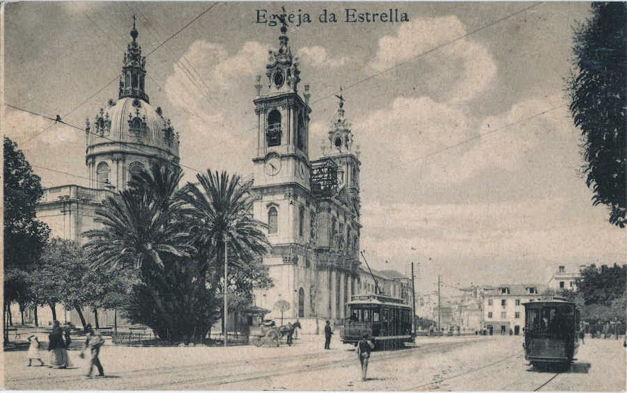 Largo e Basilica da Estrela com carro elétrico e ascensor - lang