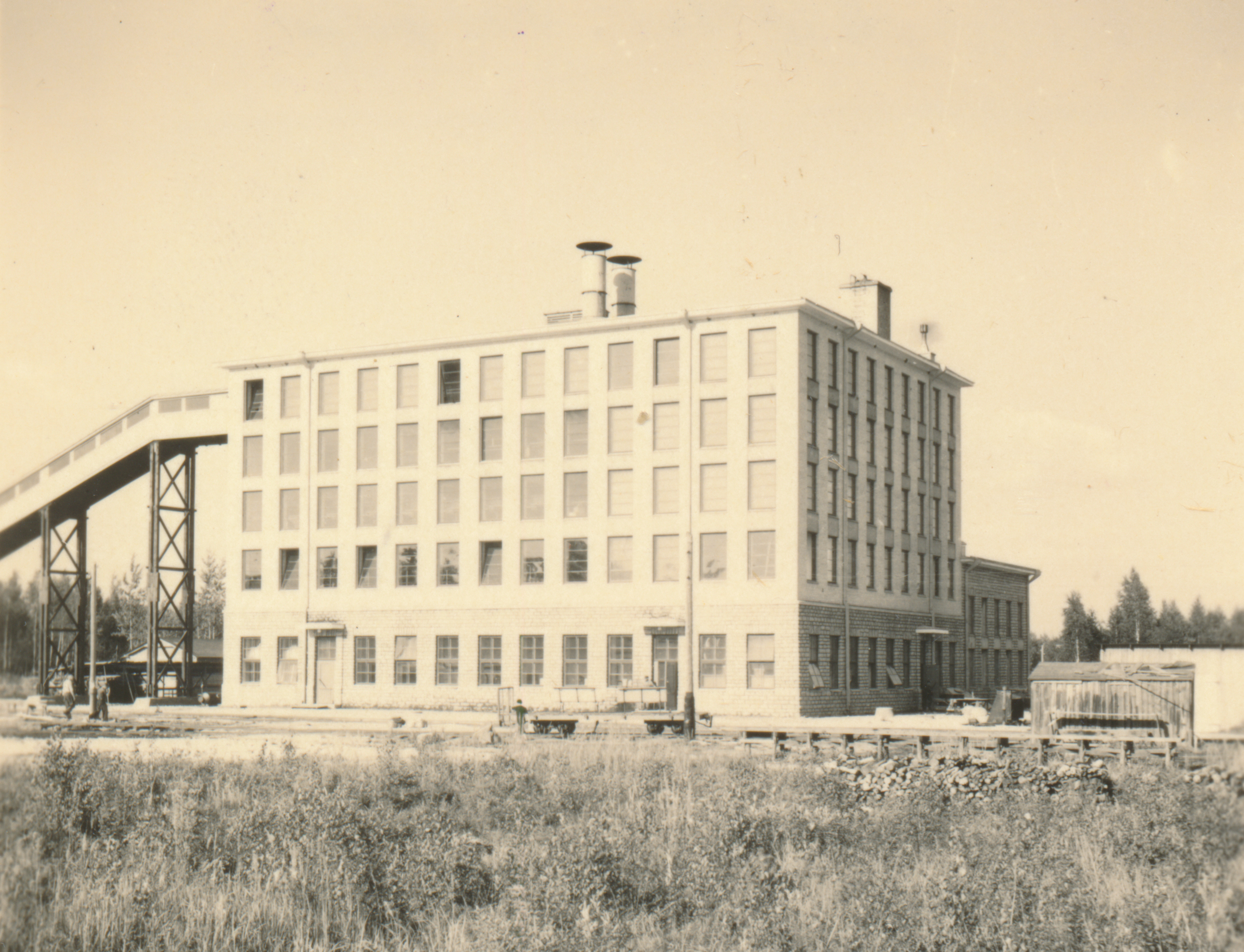 Made a briquette factory before World War II