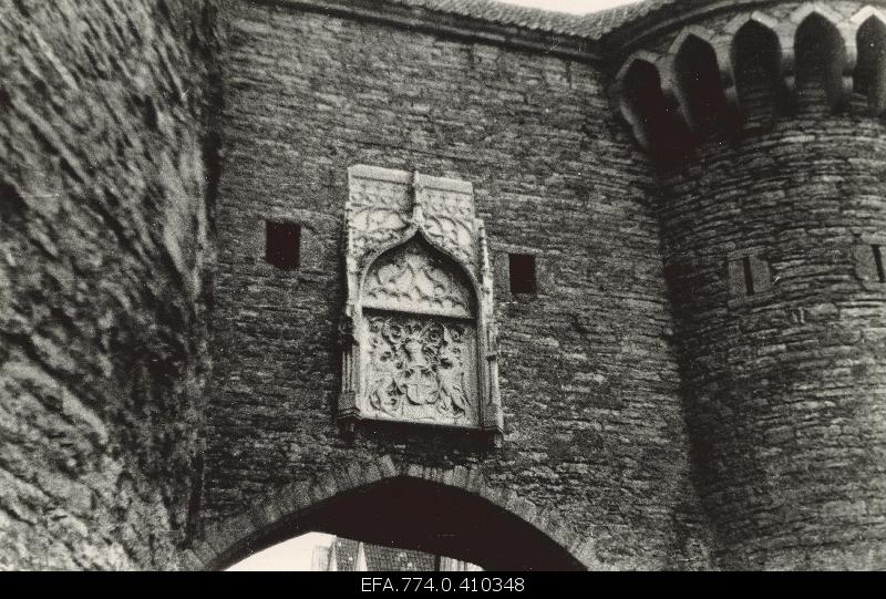 Tallinn vap on the Great Beach Gate.