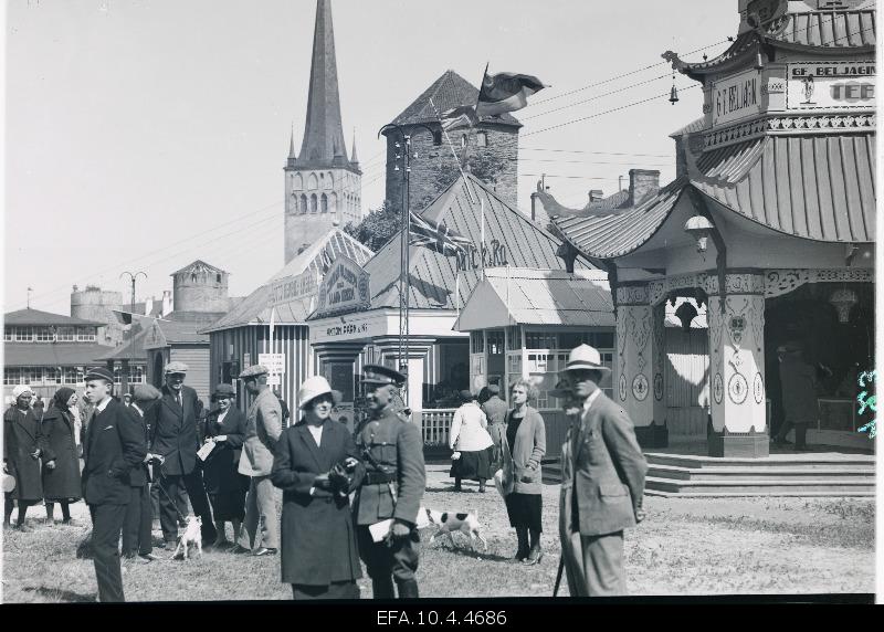 View of the exhibition hall in Tallinn.