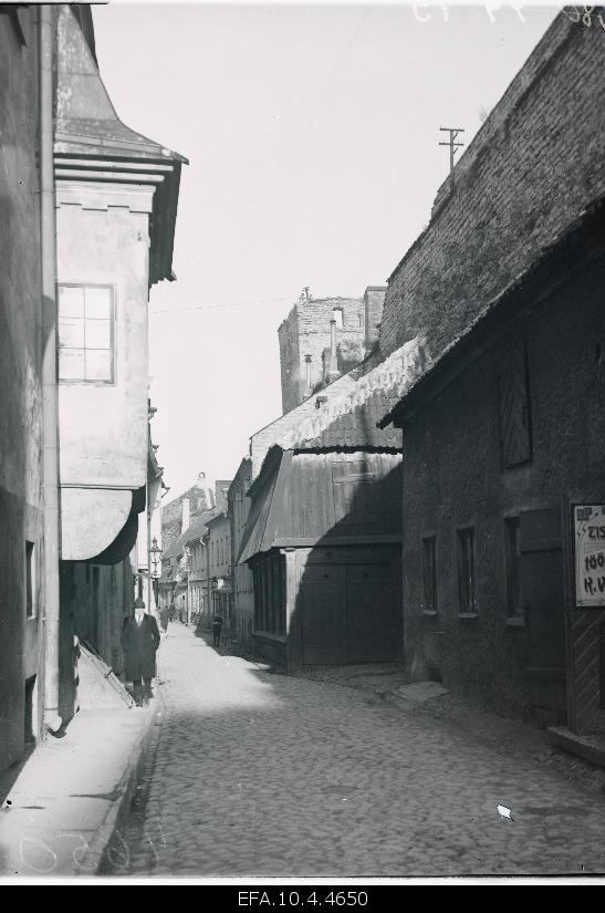 Street in the Old Town of Tallinn.