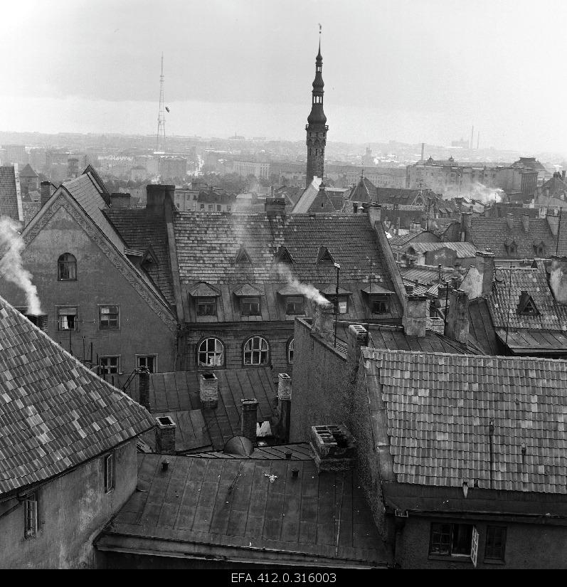 View from Toompea to the Old Town.
