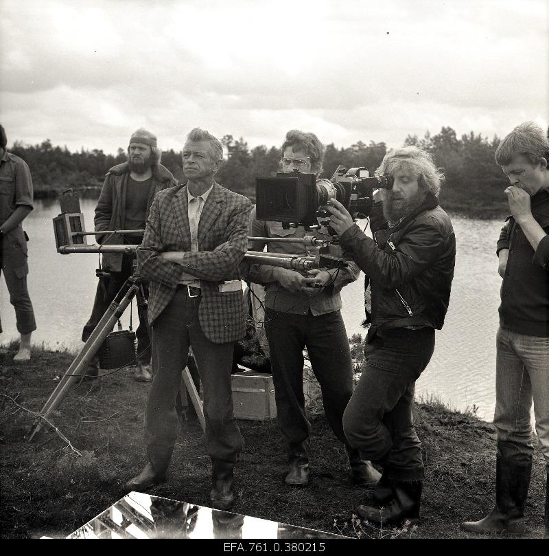 The film "Metscanners" shows. Director Kaljo Kiisk and operator Jüri Sillart
