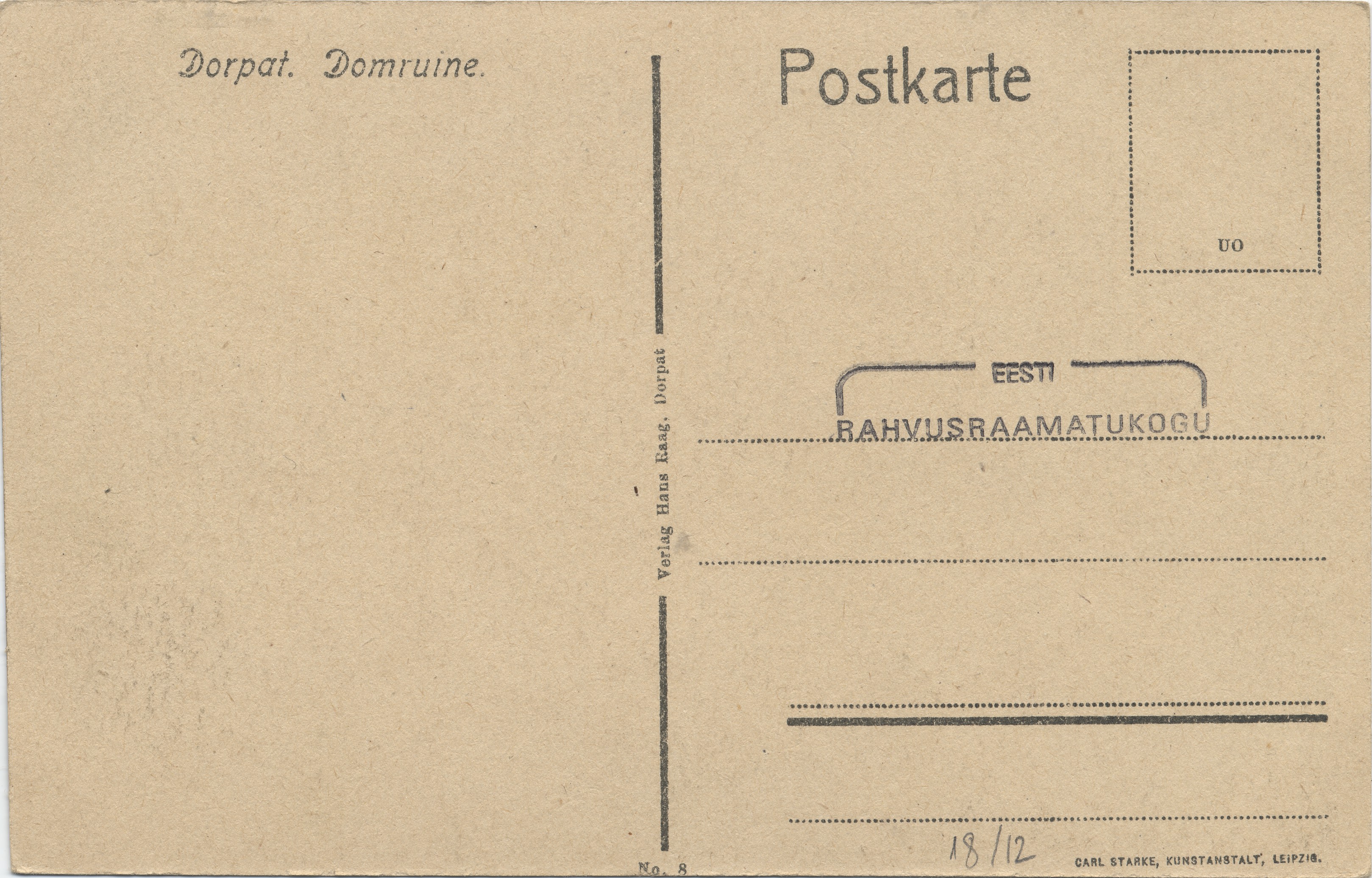 Dorpat : Domruine