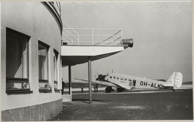 Aero Oy:n OH-ALK Sampo Malmin lentoasemalla; malli: Junkers 52