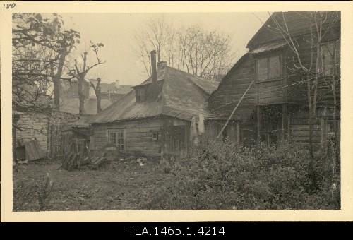 Gonsiori street houses, dismantled in 1934.