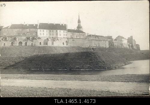 View to Toompea over the castle.