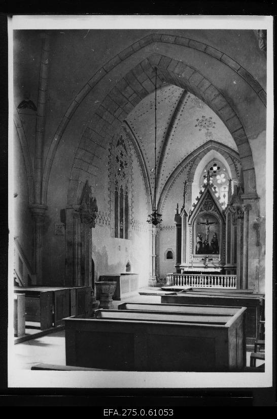 Internal view of the cattle church (built from 1330 to 1340).