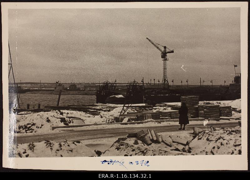 View of the shipyard under the supervision of the Soviet Navy in Tallinn