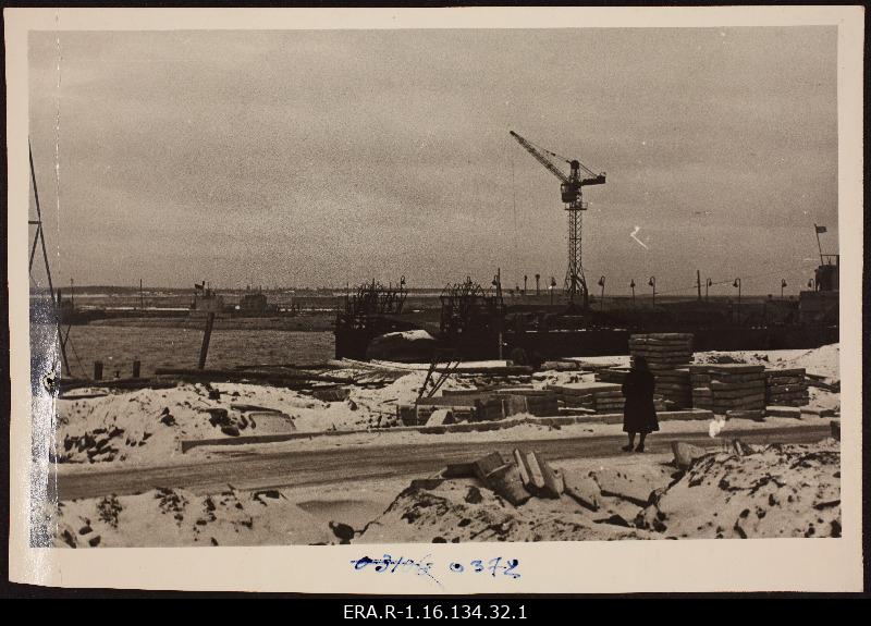 View of the shipyard under the supervision of the Soviet Navy in Tallinn