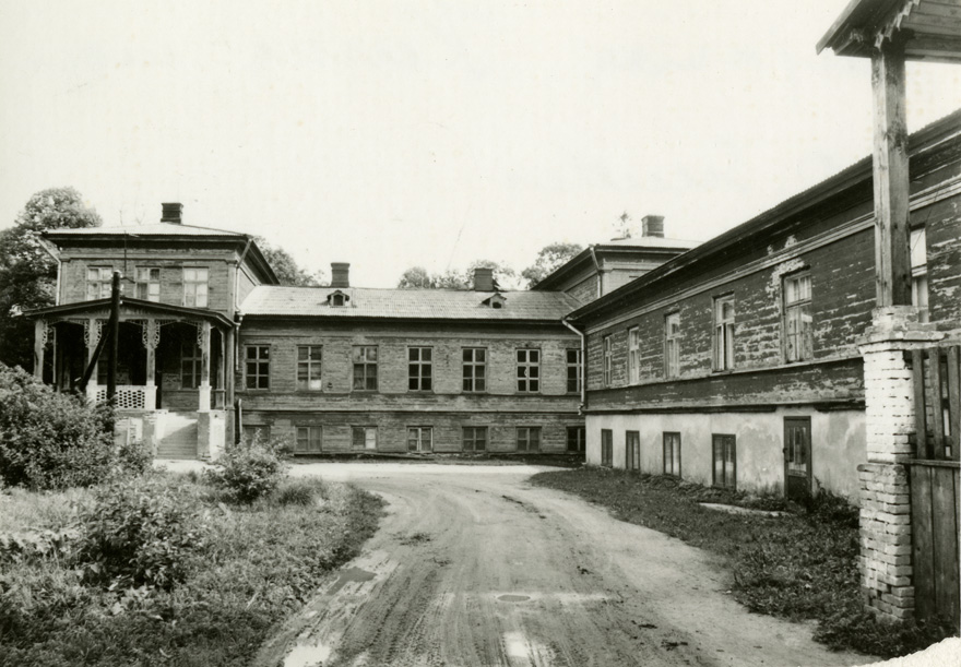 Kurna mõis, vaade, EAM Fk 8043, Eesti Arhitektuurimuuseum (1980ndad; 19. saj IV v)