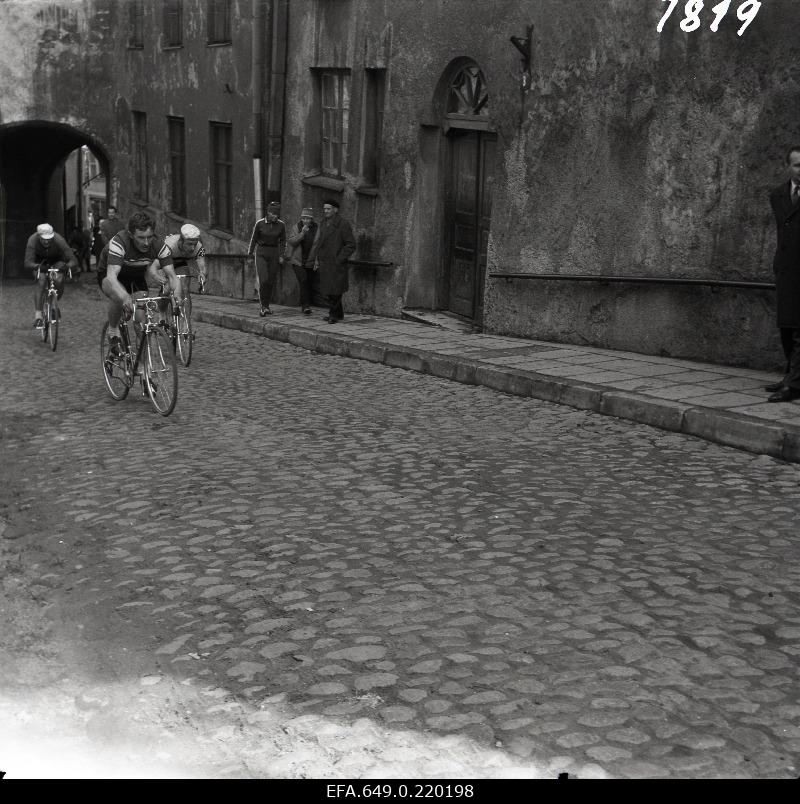 Bicycle race in the Old Town.