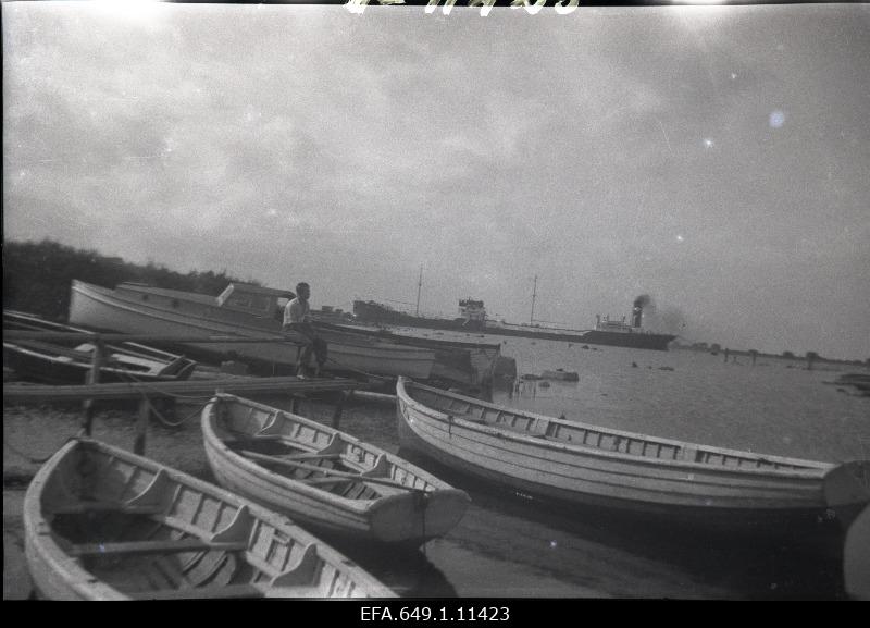 I (Lembit Soonpere) on the (boat) bridge.