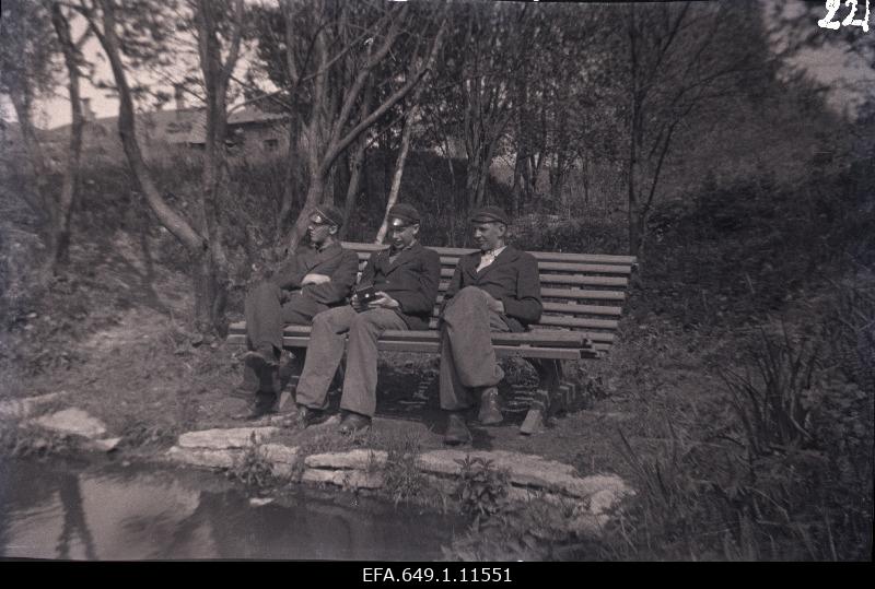 Me (Lembit Soonpere), Lef and Lehtmets (on the park).