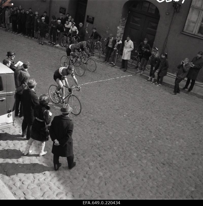 Bicycle race in the Old Town.