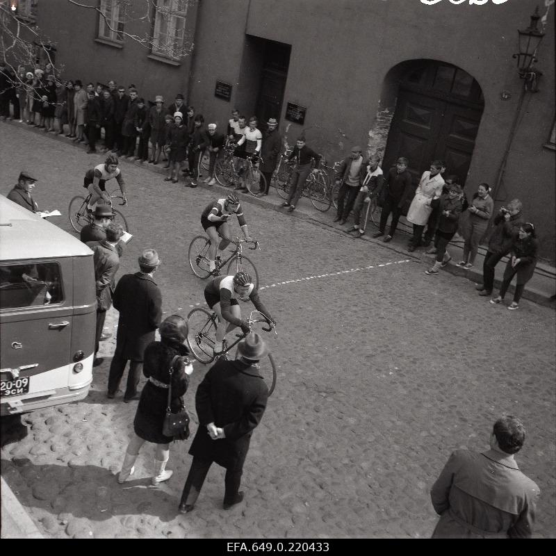 Bicycle race in the Old Town.