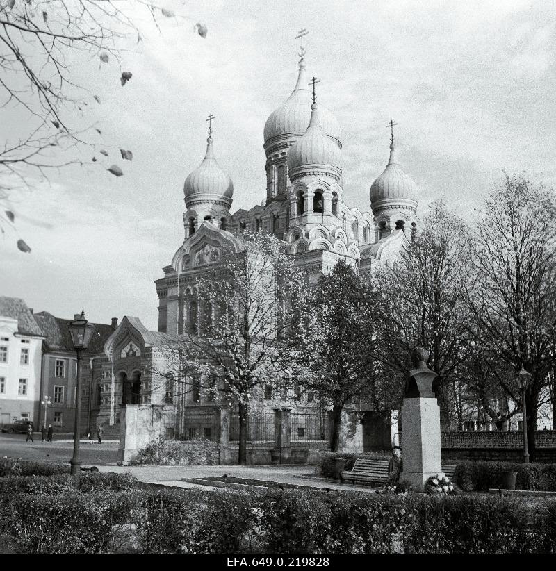 View of the Russian Orthodox Church in Toompea