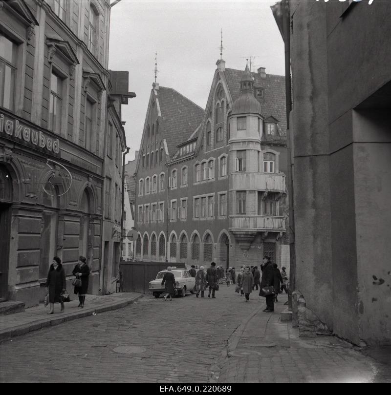 View of the Telephone Network house located on the 1st Street of the Suur-Karja Street.