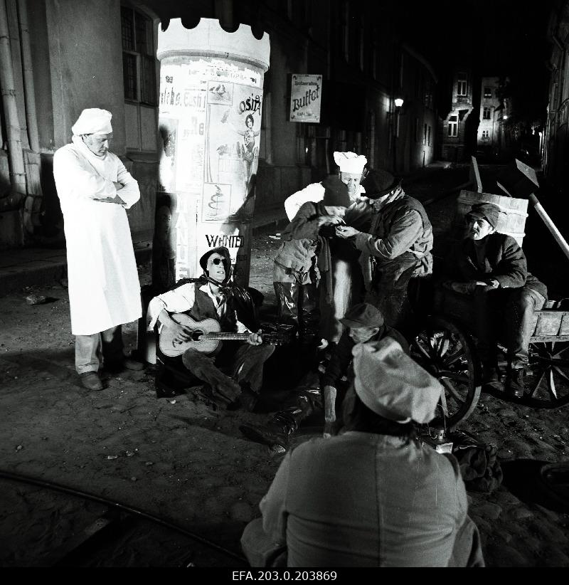 The scene of the Tallinn film "Arabella, the daughter of the robbery" - a story tells the story.