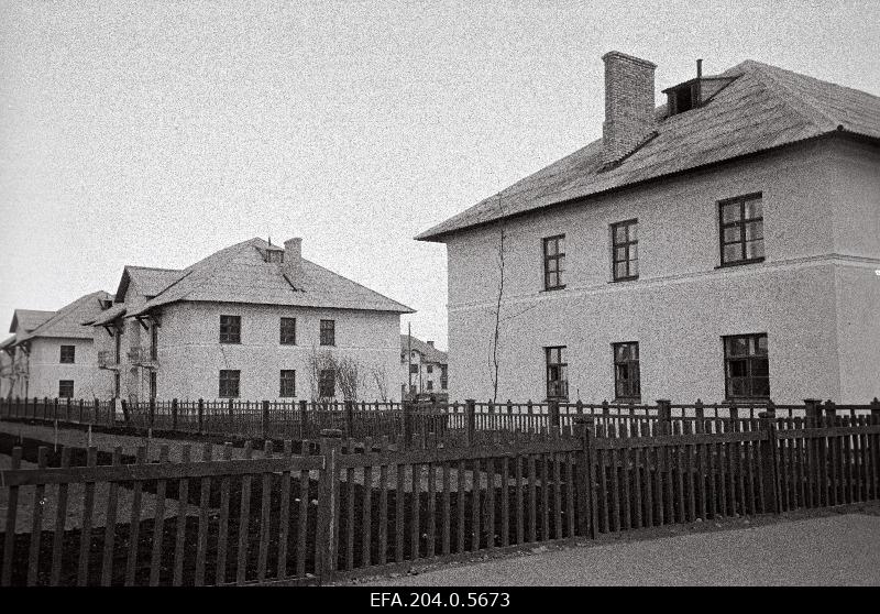 New houses in the socialist part of Kohtla-Järve.