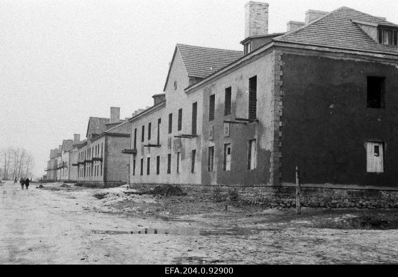 Construction of residential buildings in Kohtla-Järve's socialist part of the city on Võidu Street.