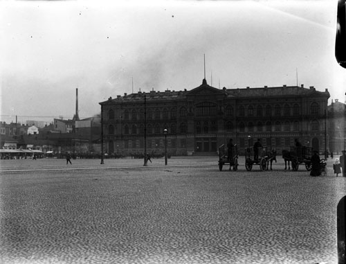 Ateneum vid Järnvägstorget. (1890-1910)