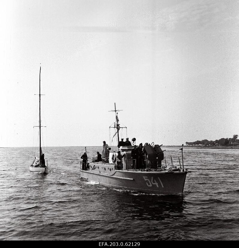 The film studio "Tallinnfilm" play film "Yachts at sea".