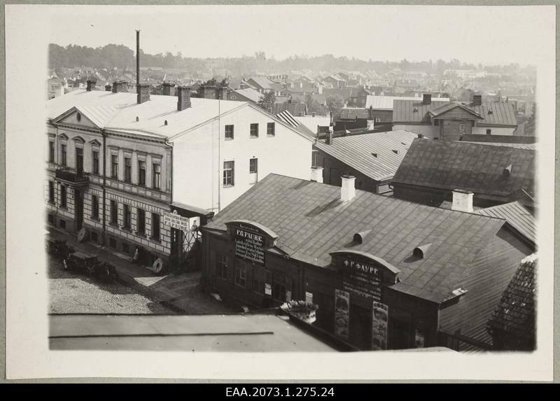 View of the buildings of f. g. Faure's steam hull in Tartu on Holmi Street