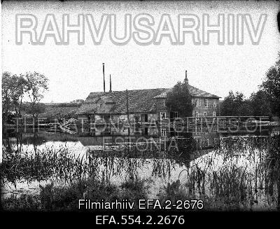 Saviaru waterwater and pais lake. Polli Municipality.