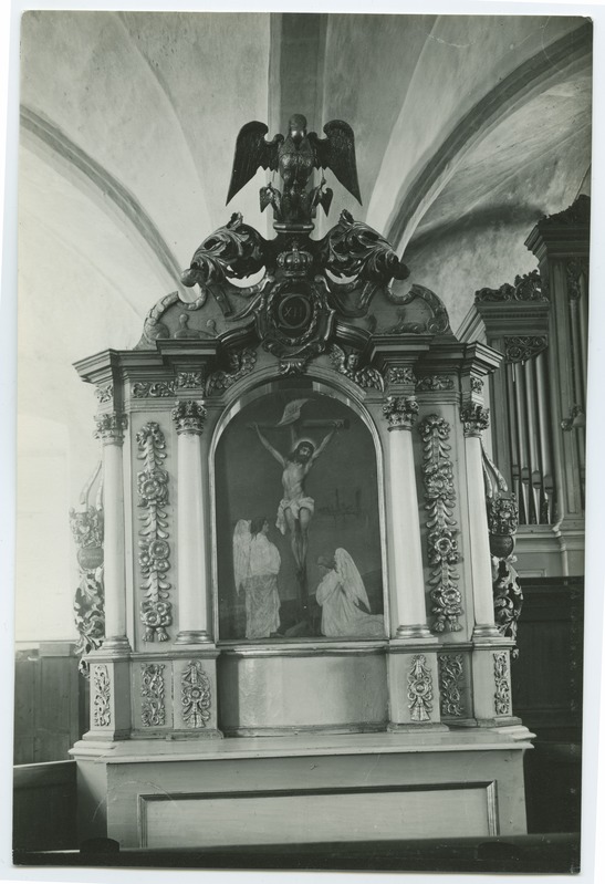 Altar in the Swedish Mihkli Church.