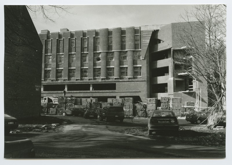 Tallinn. Construction of the Academy of Music Tatari tn