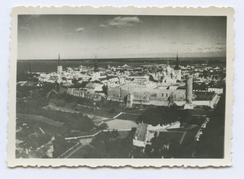 Tallinn. View of Toompea and Old Town by Lilleküla