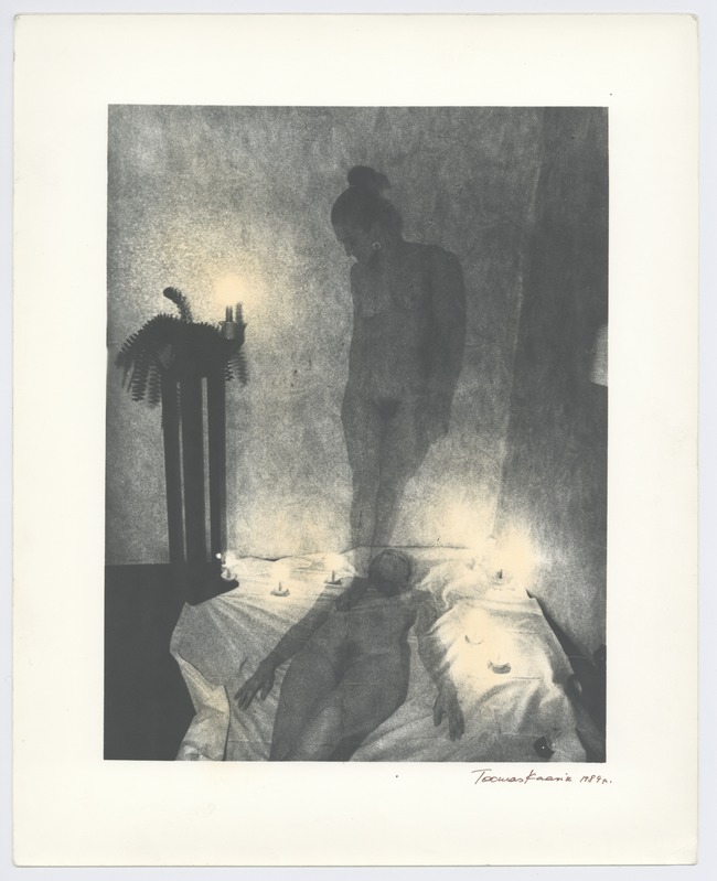 Lying / standing female act. 1989.