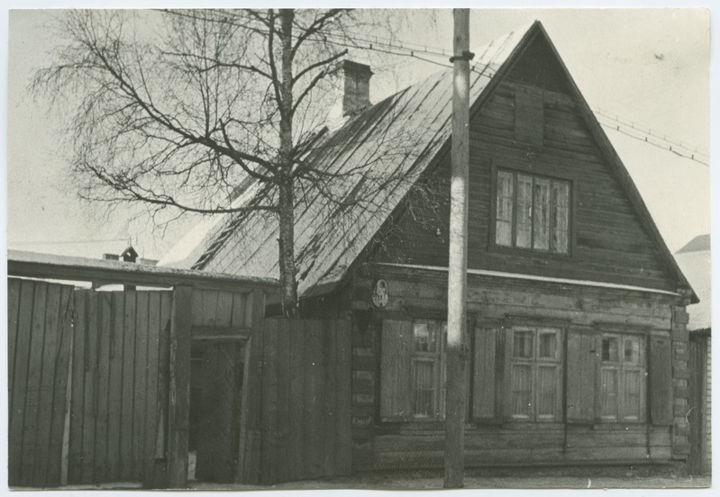 Tallinn, Poska Street 35, a house where C.R.Jakobson lived.