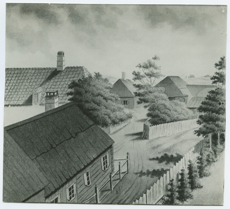 Airplane Street at the Johanson paper factory.