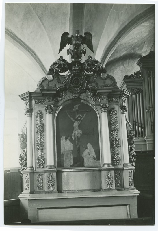 Altar in the Swedish Mihkli Church.