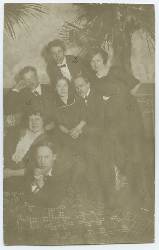 Group picture. Upstairs Wilhelm Friedrich Dubas