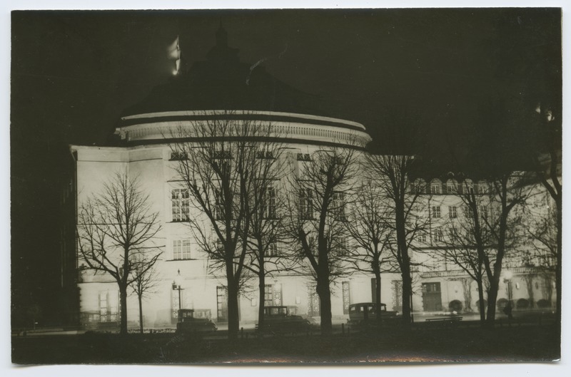 Estonian Theatre Building on the 20th anniversary of the Republic of Estonia.