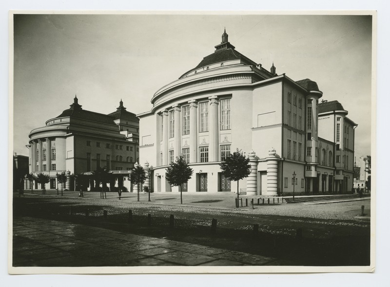 Estonia Theatre and Concert Hall, Estonia pst. Semi-view.