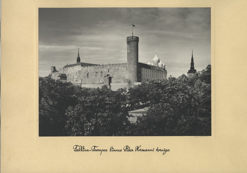 Tallinn, Toompea Castle with Pika Herman Tower.
