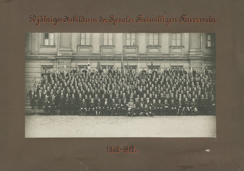 50th anniversary of the Tallinn Volunteer Fire Fire, 1862 - 1912.