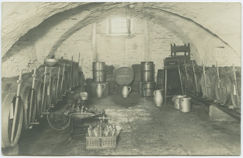 Wine sheet storage room