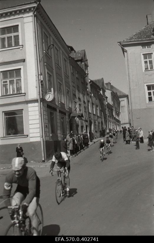 Bicycle competitions in the heart of Tallinn.