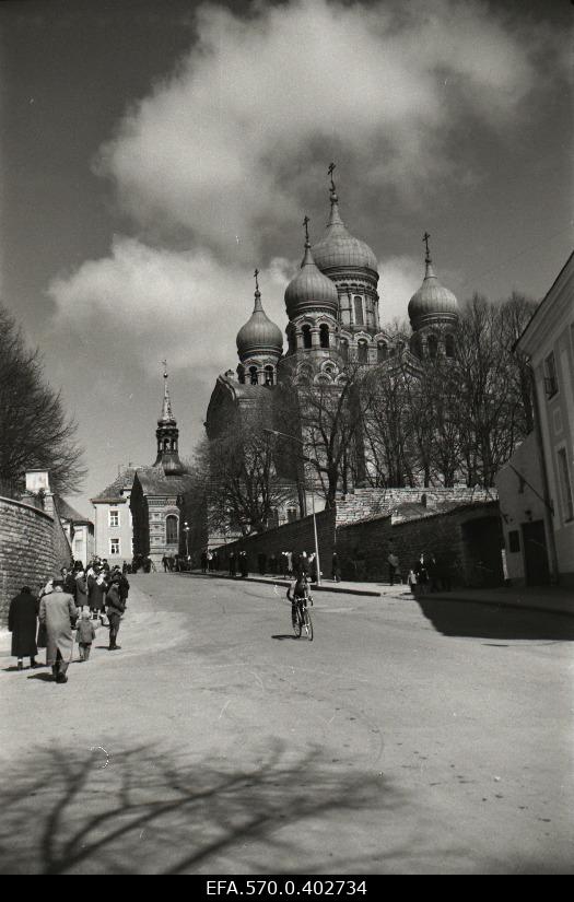 Bicycle competitions in the heart of Tallinn.