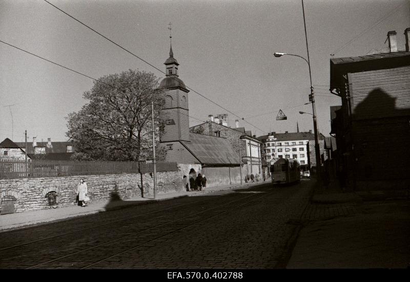 View of Tartu highway and Kaasan Church.