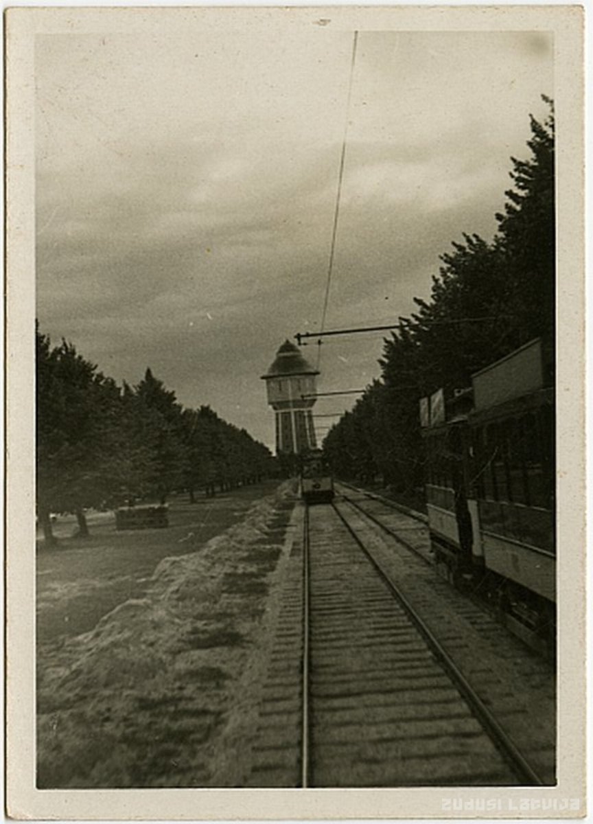 Rīga. Tramvaju satiksme Mežaparkā