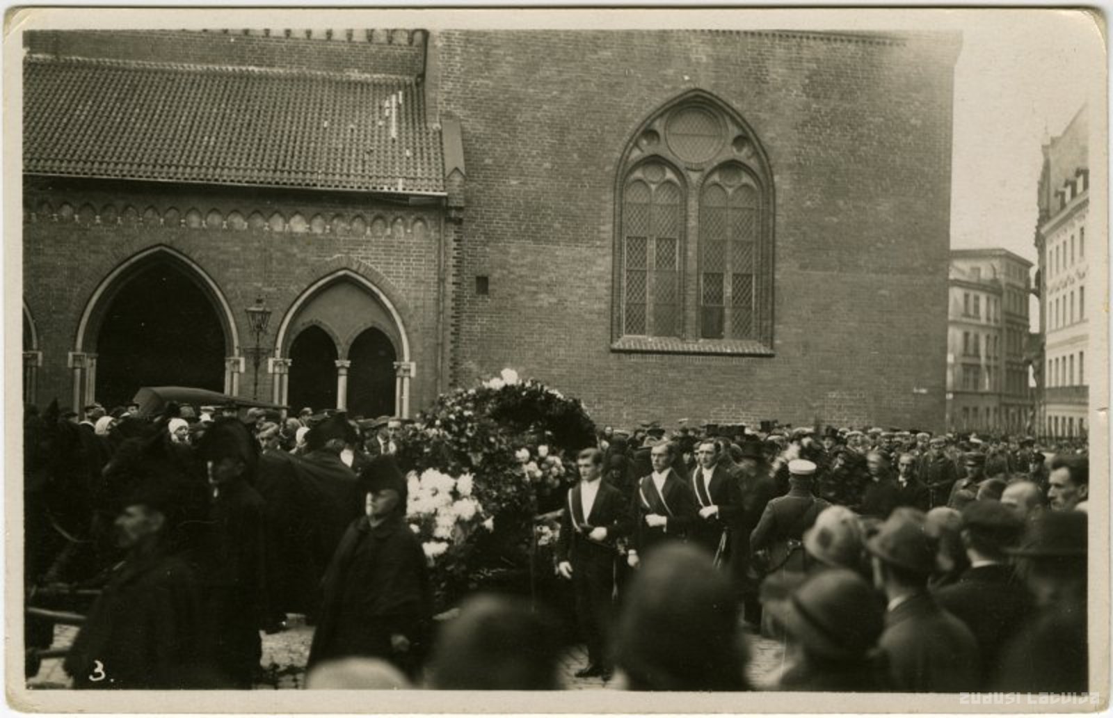 Riga. Funerals of Jānis Ducenas