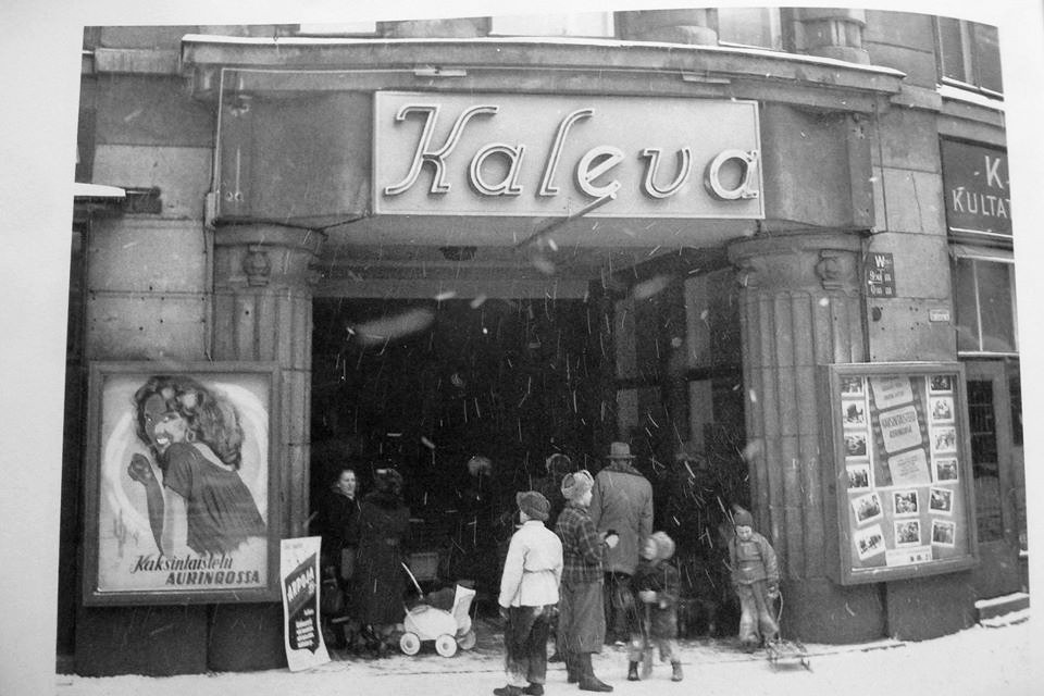 Cinema Kaleva (1913-1964), Hämeentie 8. Picture from 1951.