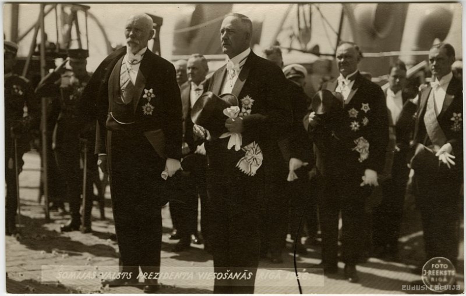 President of Finland L. Relanders in Riga in 1926
