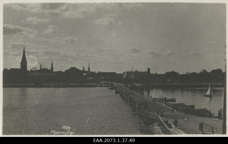 View of the Nahksilla on the river Pärnu